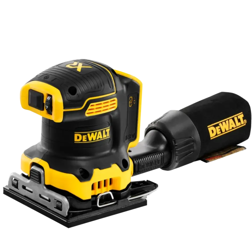 DeWalt 18V XR vlakschuurmachine brushless DCW200N-XJ (zonder accu)