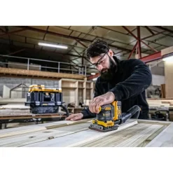 DeWalt 18V XR vlakschuurmachine brushless DCW200N-XJ (zonder accu)