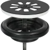 Differnz fonteinafvoerplug mat zwart