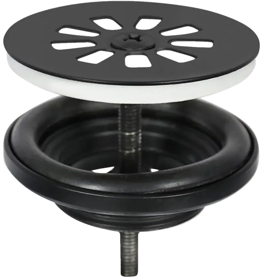 Differnz fonteinafvoerplug mat zwart