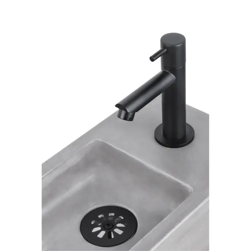 Differnz fonteinafvoerplug mat zwart