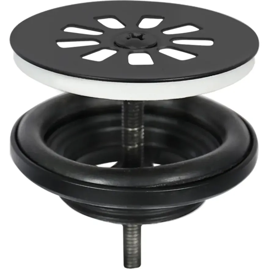 Differnz fonteinafvoerplug mat zwart