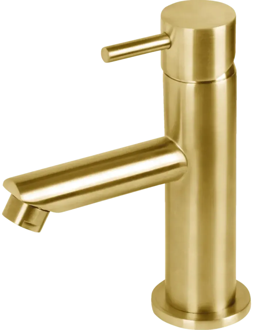 Differnz wastafelkraan met hendel goud