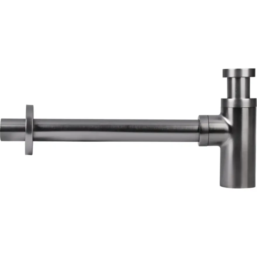 Differnz Wastafelsifon Design Gun Metal