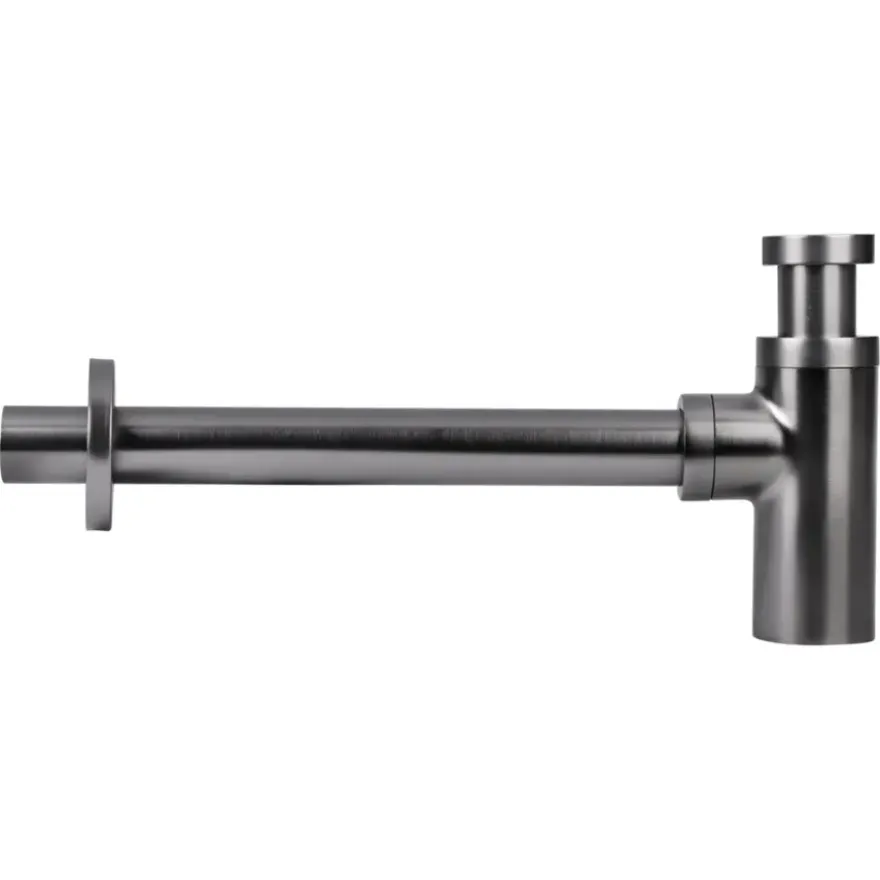 Differnz Wastafelsifon Design Gun Metal