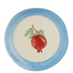 Dinerbord fruit blauw - h2,5xd26 cm