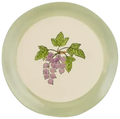 Dinerbord fruit groen - h2,5xd26 cm