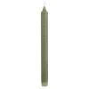 Dinerkaars stearine d.groen- h25xd2,2cm
