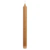 Dinerkaars stearine donker bruin 6 stuks - h24xd2,2cm