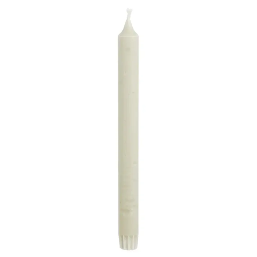 Dinerkaars stearine l.groen 24 stuks display - h25xd2,2cm