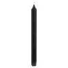 Dinerkaars stearine zwart 6 stuks