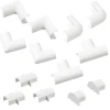 D-line Accessoireskit voor 20/10mm D-line Goot Wit