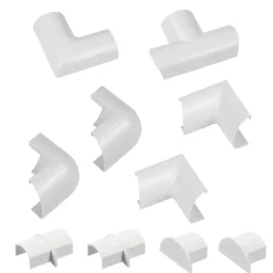 D-line Accessoireskit voor 30/ 15mm D-line Goot Wit