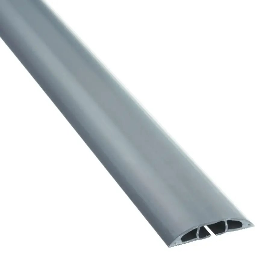 D-line kabelgoot halfrond grijs 1.8 meter