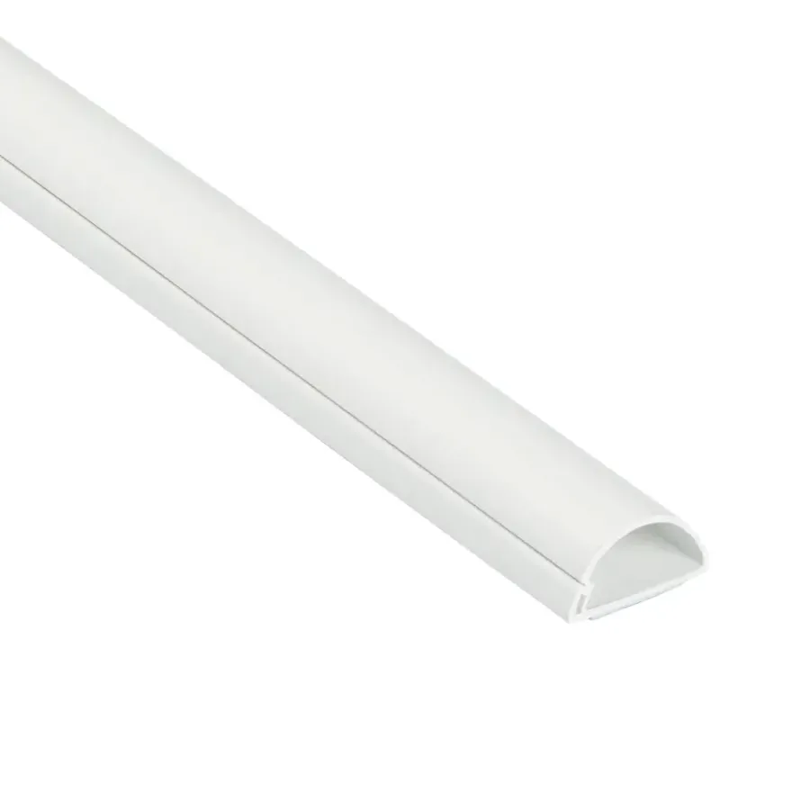 D-line kabelgoot half rond wit 1 meter