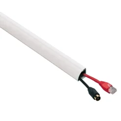 D-line kabelgoot kwartrond wit 1/4 inch 2 meter