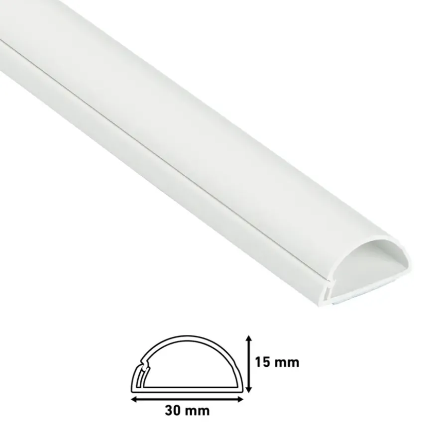 D-line Kabelgoot Wit 30/ 15 mm 2 Meter