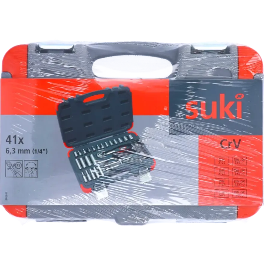 Dopsleutelset 41-dlg 6,3mm (1/4") 3-13