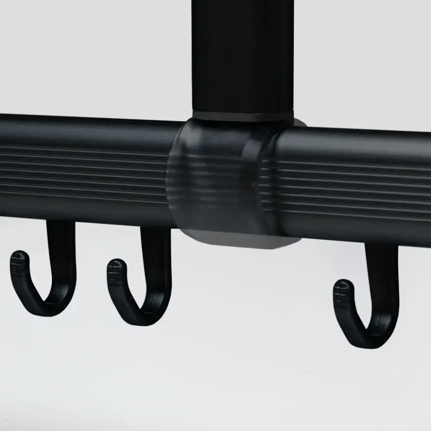Douchestang Easy Roll 90x90x90cm zwart