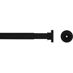 Douchestang Seallux 80-130cm zwart zwart
