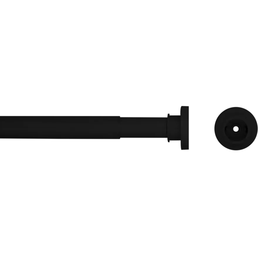 Douchestang Seallux 80-130cm zwart zwart