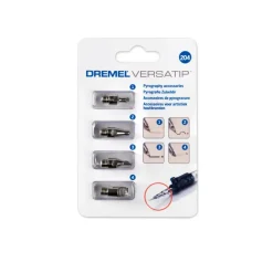 Dremel graveerpen accessoiresset VersaTip voor pyrografie 204 houtbranden - 4-delig