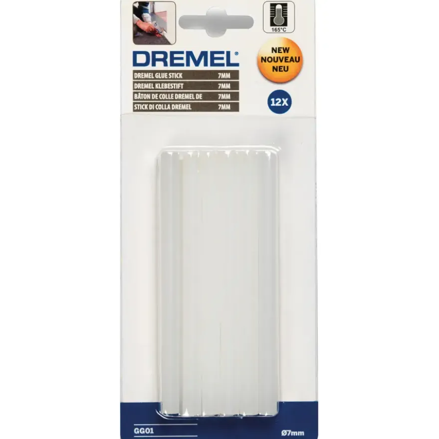 Dremel lijmsticks multifunctioneel voor hoge temp. - 12 stuks - 7 mm