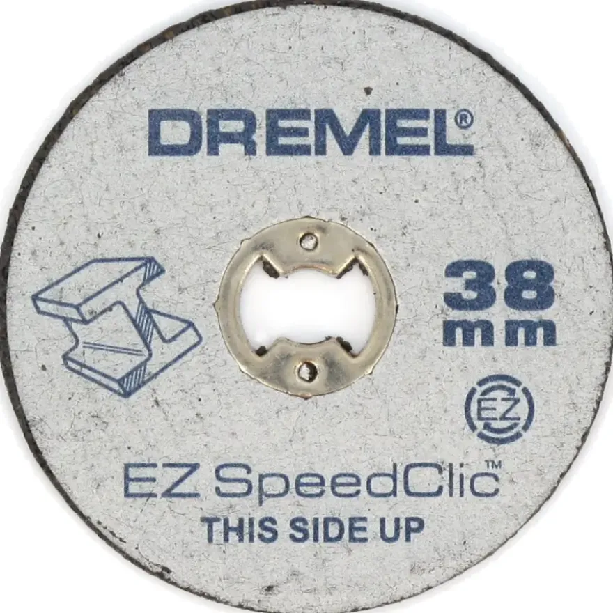Dremel multitool accessoire - speedclic snijschijf voor metaal - 5 stuks - 38 mm