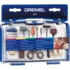 Dremel multitool accessoires - multiset voor snijden / graveren / schuren / reinigen / polijsten / slijpen - 52-delig