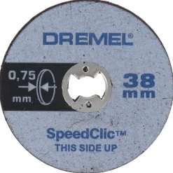 Dremel multitool accessoire - EZ speedclic dunne snijschijf SC409 - 5-stuks - 38 mm