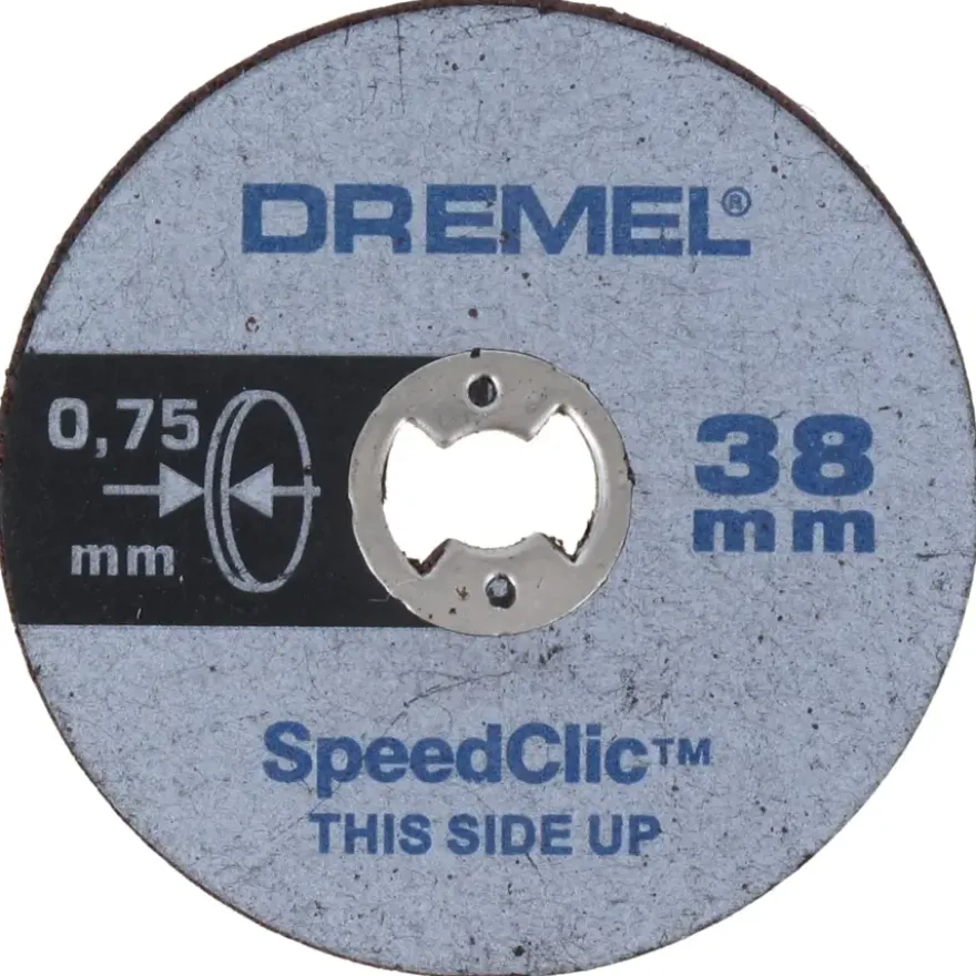 Dremel multitool accessoire - EZ speedclic dunne snijschijf SC409 - 5-stuks - 38 mm