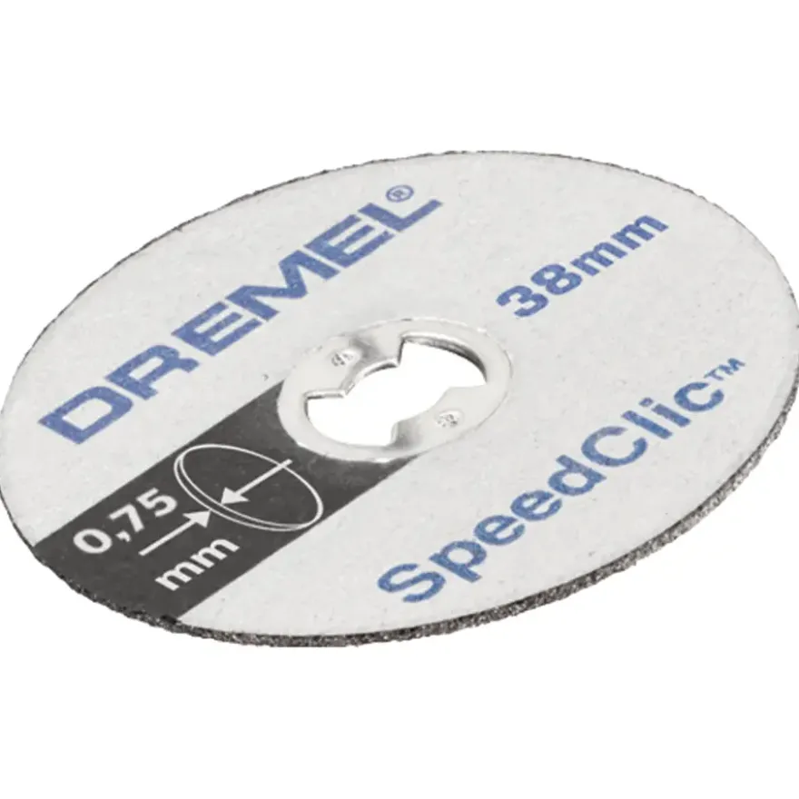 Dremel multitool accessoire - EZ speedclic dunne snijschijf SC409 - 5-stuks - 38 mm