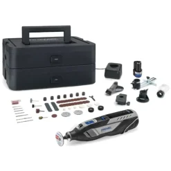 Dremel 12V multitool 8250JF Platinum incl. 2 Ah accu + lader en koffer