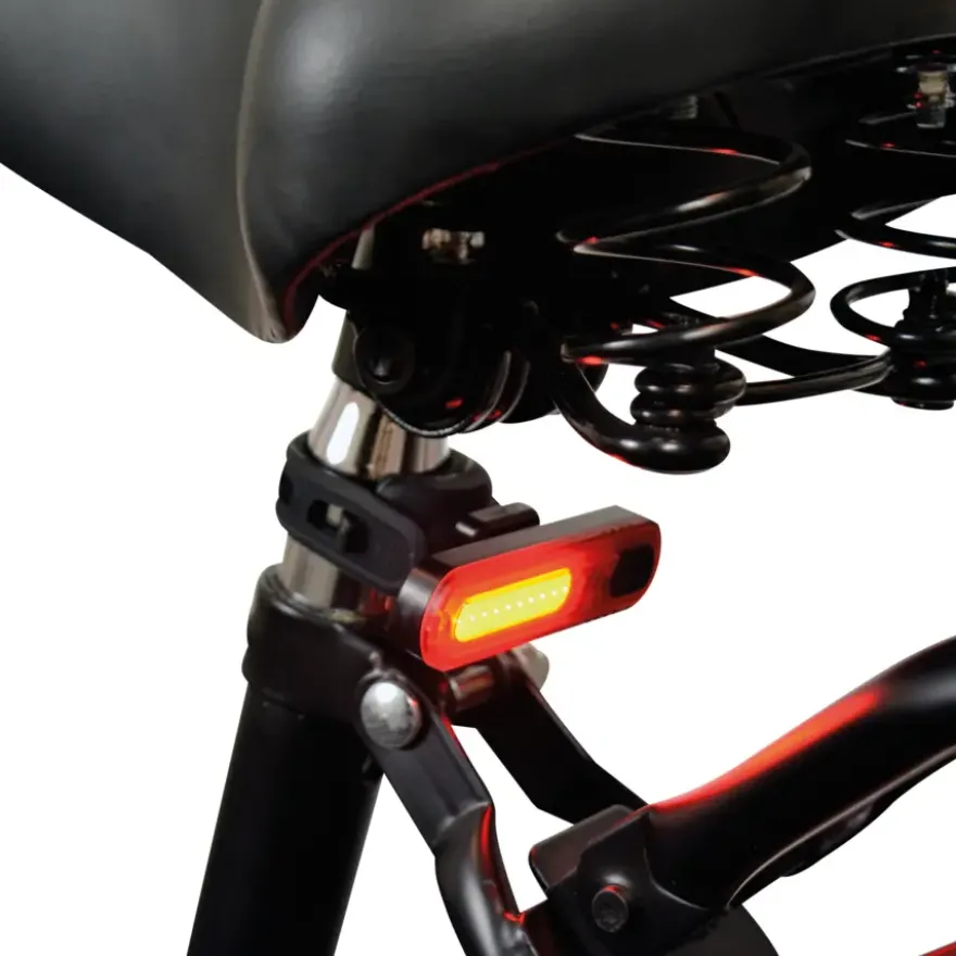 Dresco achterlicht COB LED USB oplaadbaar