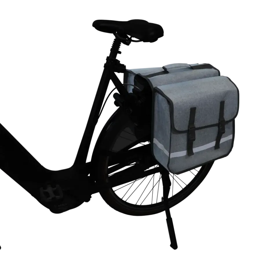 Dresco dubbele fietstas 36L