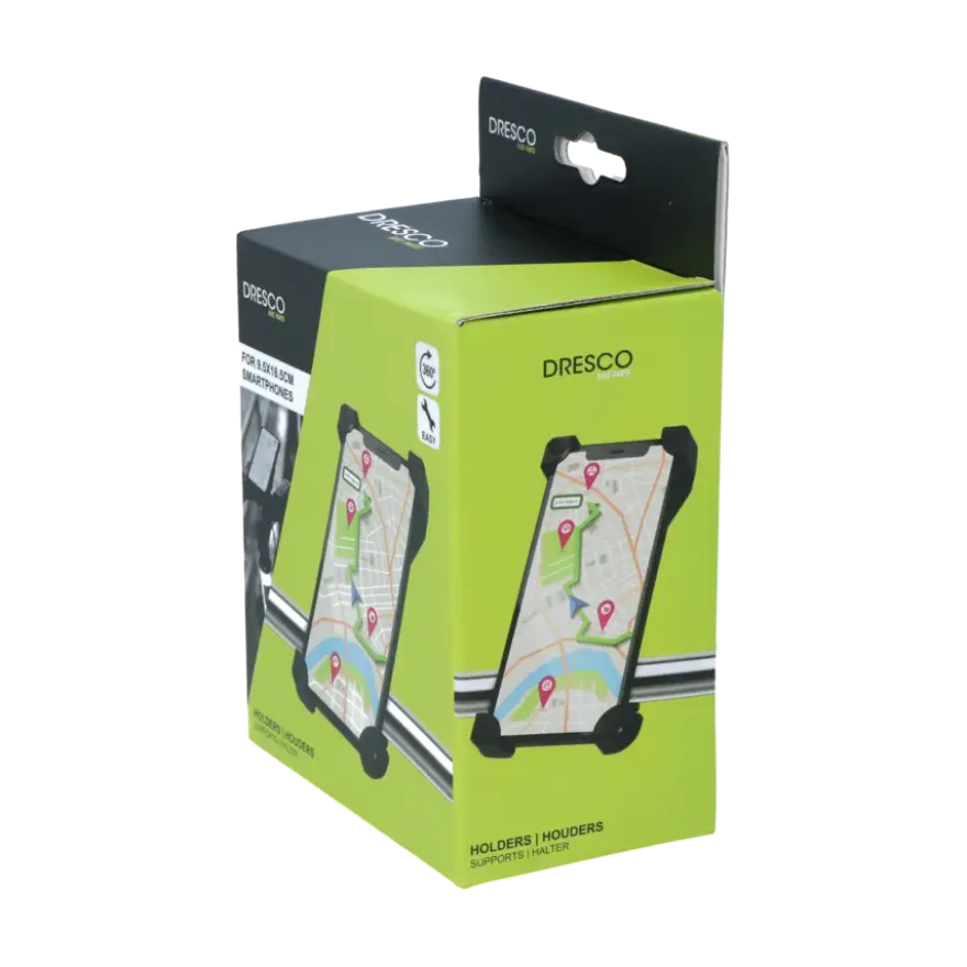 Dresco EZ Grip telefoonhouder fiets