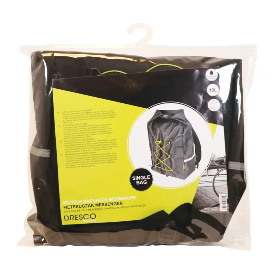Dresco fiets rugtas messenger 18 liter