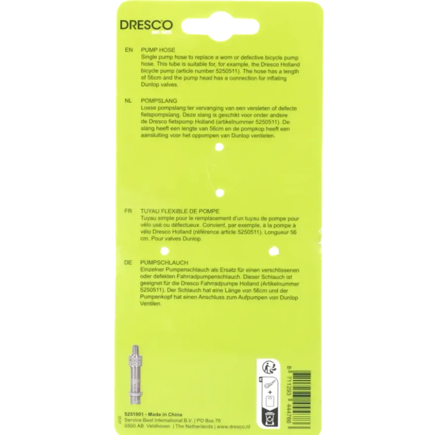 Dresco pompslang 56cm