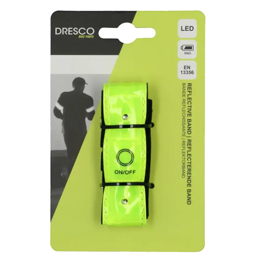 Dresco reflecterende armband LED