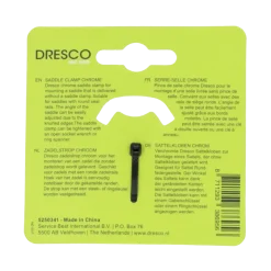 Dresco zadelstrop chroom