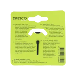 Dresco zadelstrop zwart