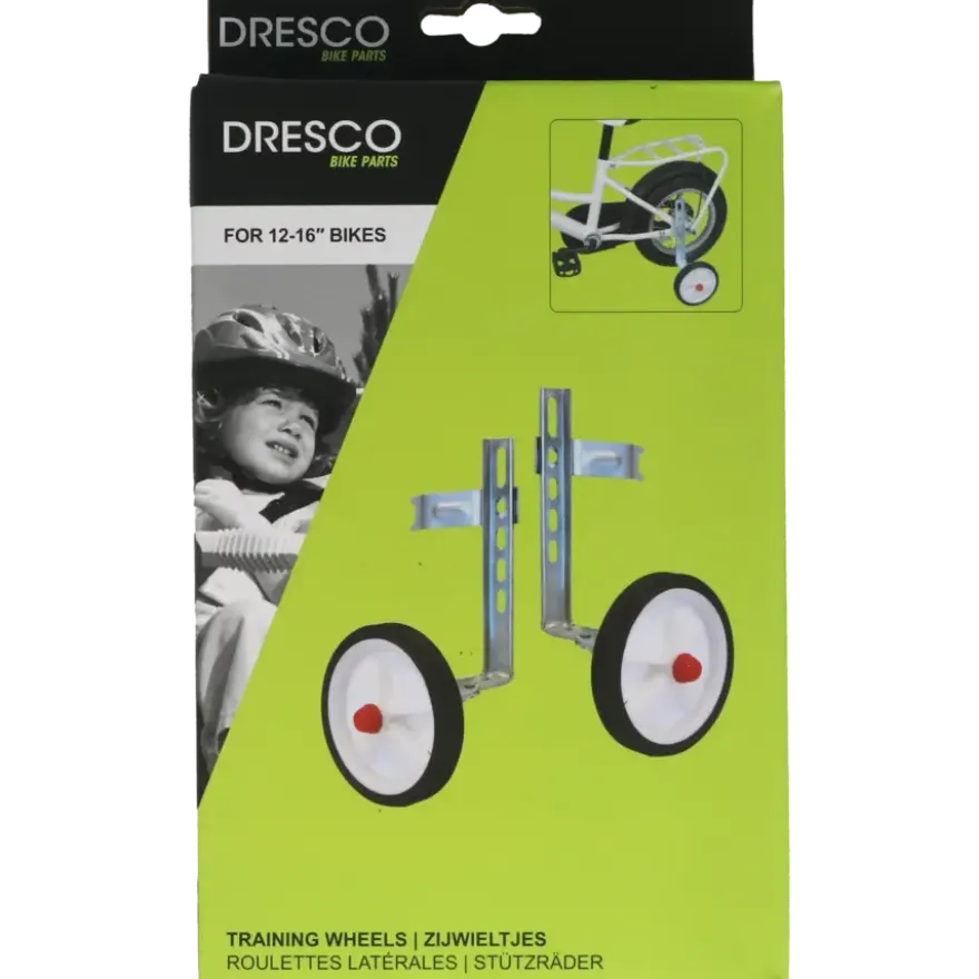Dresco zijwieltjes 12-16''