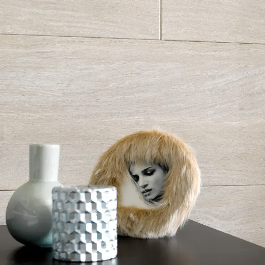 Dumaclip wand- en plafondpaneel PVC haagbeuk beige 2.4m2, afm. 120 x 25 cm