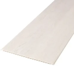 Dumaclip wand- en plafondpaneel PVC haagbeuk beige 2.4m2, afm. 120 x 25 cm