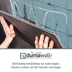 Dumawall+ wandtegel kunststof Evora glans 1,95m² 37,5x65cm 8 stuks