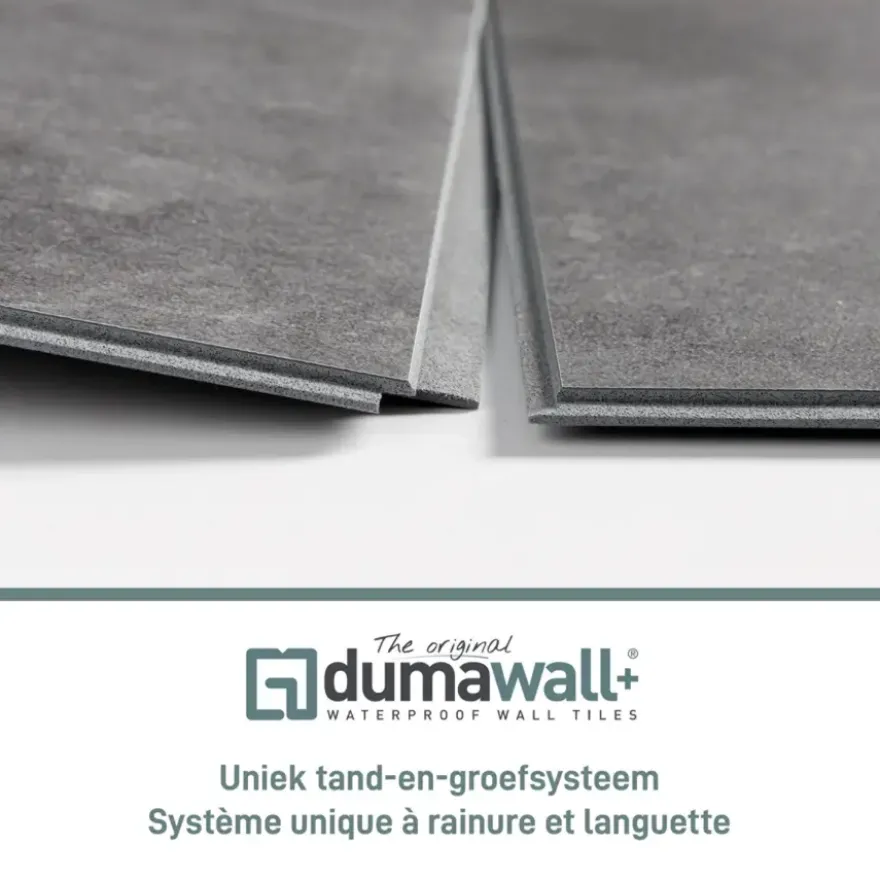 Dumawall+ wandtegel kunststof Evora glans 1,95m² 37,5x65cm 8 stuks