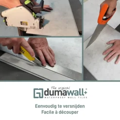 Dumawall+ wandtegel kunststof Evora glans 1,95m² 37,5x65cm 8 stuks