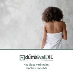 Dumawall XL kunststof wandbekleding Tavira glans 4,68m² 90x260cm - 2 stuks