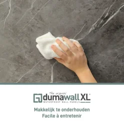 Dumawall XL kunststof wandbekleding Tavira glans 4,68m² 90x260cm - 2 stuks