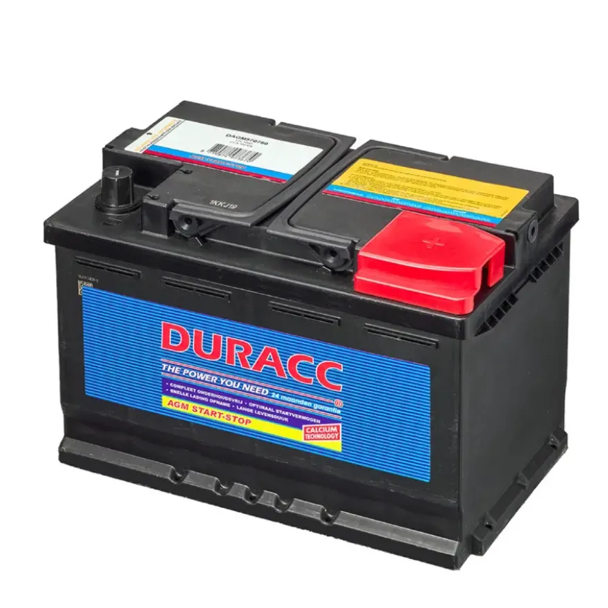 Duracc AGM accu start stop 12V 70Ah